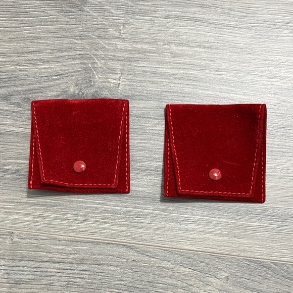 Cartier | Accessories | Cartier Red Velvet Pouches | Poshmark